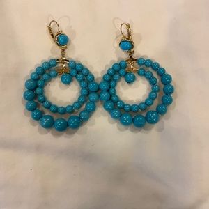 Kenneth Jay Lane earrings stamped new